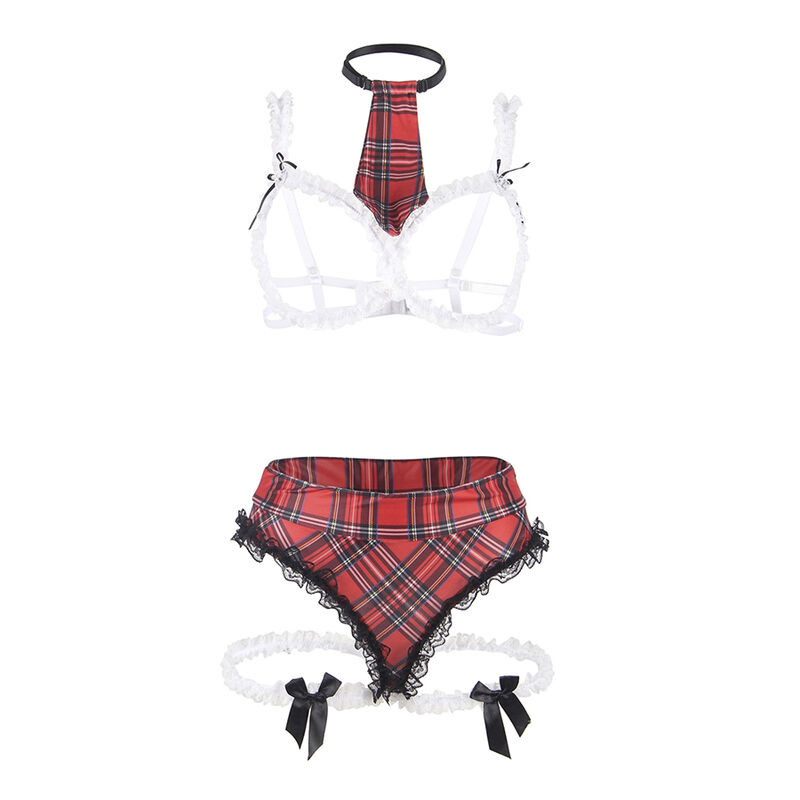 SUBBLIME - SEXY SCHOOLGIRL COSTUME WITH BRA L/XL 3 