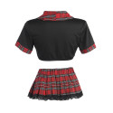 SUBBLIME - COSTUME SEXY SCUOLA CON TOP S/M 4 