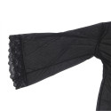 SUBBLIME - VESTAGLIA IN TESSUTO TRASPARENTE CON DETTAGLI IN PIZZO NERO S/M 5 