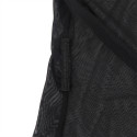 SUBBLIME - TRANSPARENTER STOFFMANTEL MIT SPITZENDETAIL SCHWARZ S/M 8 