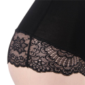 SUBBLIME - BLACK FLORAL LACE DETAIL TEDDY L/XL 10 