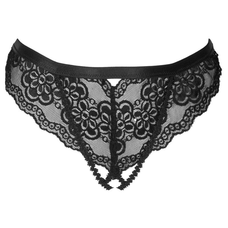 LIVCO CORSETTI FASHION - OKSURIN PANTY CROTCHLESS BLACK 2 