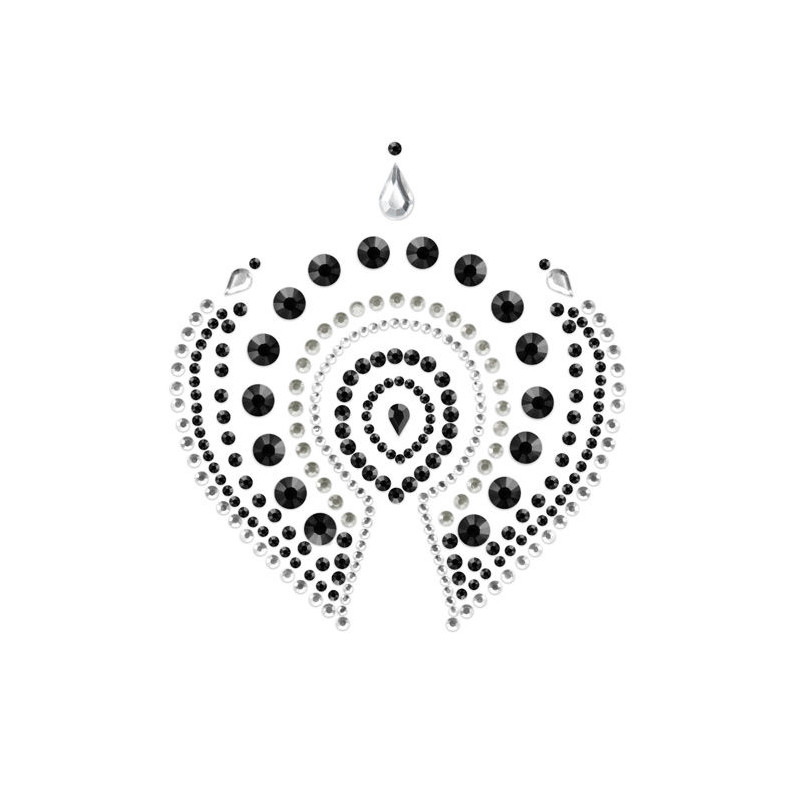 BIJOUX - INDISCRETS FLAMBOYANT BLACK&SILVER 2 