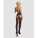 OBSESSIVE - S206 STRUMPFHOSE MIT SCHWARZEM GARTER S/M/L 3 