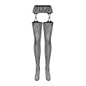 OBSESSIVE - S206 STRUMPFHOSE MIT SCHWARZEM GARTER S/M/L 5 