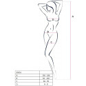 PASSION - WOMAN BS016 WHITE BODYSTOCKING ONE SIZE 1 