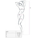 PASSION - FEMME BS017 BODYSTOCKING NOIR TAILLE UNIQUE 1 