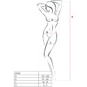 PASSION - WOMAN BS020 BODYSTOCKING BLACK ONE SIZE 1 