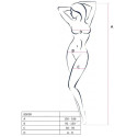 PASSION - FEMME BS038 BODYSTOCKING NOIR TAILLE UNIQUE 2 