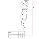 PASSION - FEMME BS045 BODYSTOCKING NOIR TAILLE UNIQUE 1 