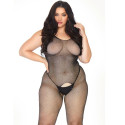 LEG AVENUE - BODYSTOCKING EN FILET CRISTALLISÉ 1X-2X 2 