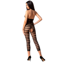 PASSION - WOMAN BS081 BODYSTOCKING BLACK ONE SIZE 1 