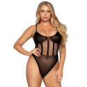 LEG AVENUE - BODYSUIT AND SKIRT SET ONE SIZE 1 