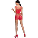 PASSION - WOMAN BS090 RED BODYSTOCKING ONE SIZE 1 