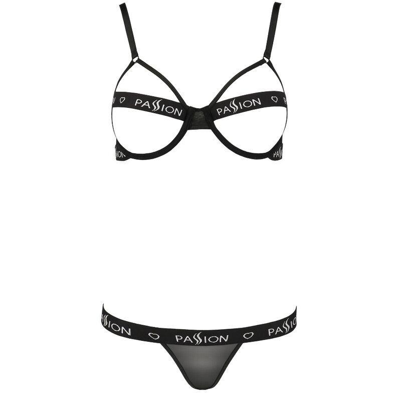 PASSION - SET DUE PEZZI KYOKA NERO S/M 2 