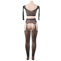 QUEEN LINGERIE - BODYSTOCKING TOP LONG SLEEVE S/L 5 