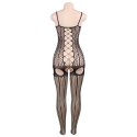 QUEEN LINGERIE - BODYSTOCKING WITH OPENING S/L 5 