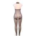 QUEEN LINGERIE - BODYSTOCK CON APERTURA E PIZZO FLOREALE S/L 4 