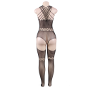 QUEEN LINGERIE - BODYSTOCKING BRETELLES COU S/L 2 