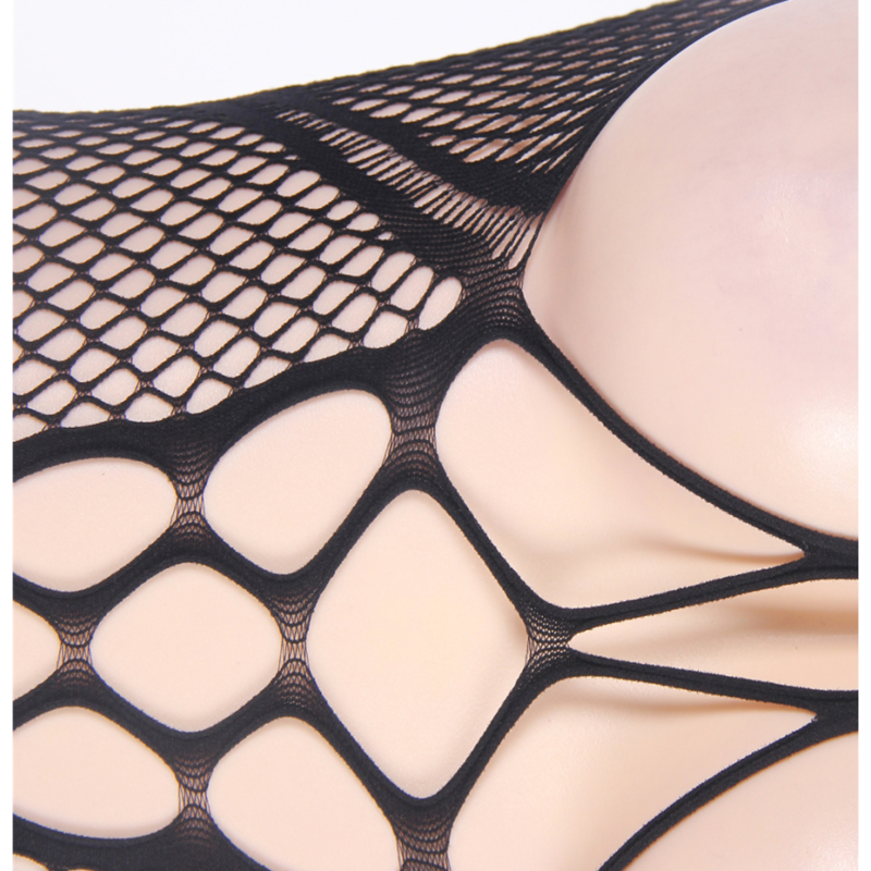 QUEEN LINGERIE - BODYSTOCKING CON SCOLLO ALLACQUA E SCHIENA APERTA S/L 3 