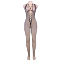 QUEEN LINGERIE - BODYSTOCKING DOS OUVERT ET COL DOS OUVERT S/L 4 