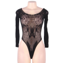 QUEEN LINGERIE - LONG SLEEVE TEDDY S/L 3 