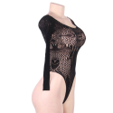 QUEEN LINGERIE - LONG SLEEVE TEDDY S/L 5 