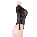 QUEEN LINGERIE - LANGARM TEDDY S/L 6 