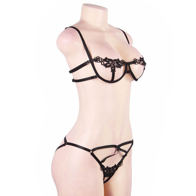 SUBBLIME - SET ENSEMBLE DEUX PIÈCES SOUTIEN-GORGE ET STRING S/M 2 