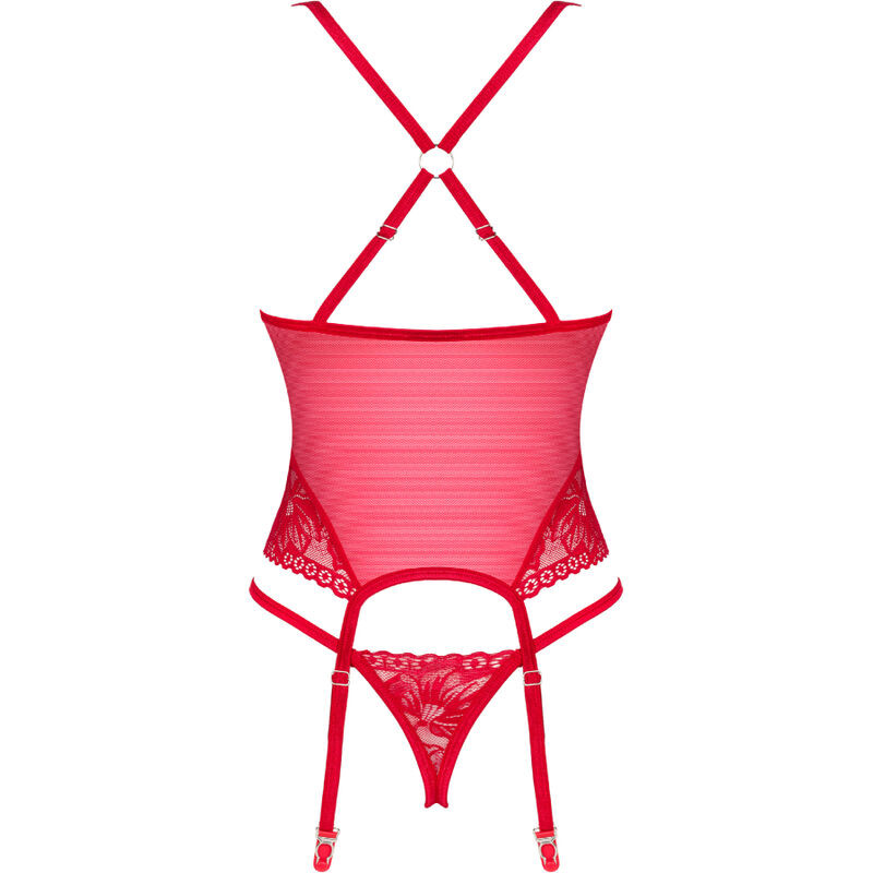 OBSESSIVE - CORSETTO LACELOVE ROSSO XS/S 5 