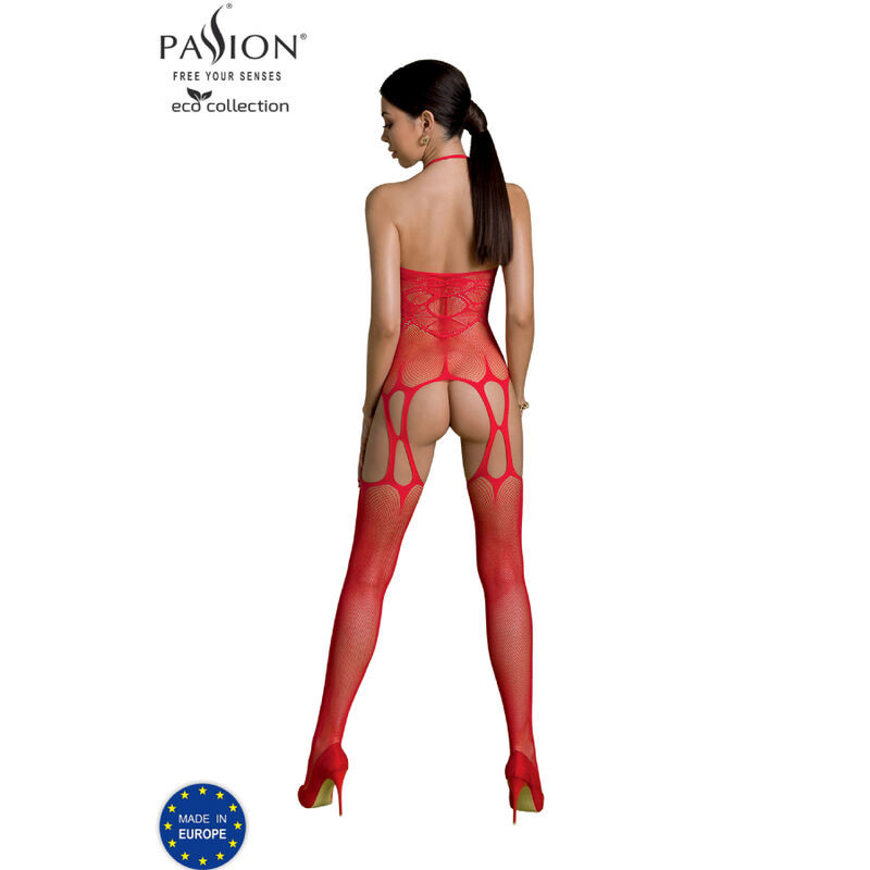 PASSION - ECO COLLECTION BODYSTOCKING ECO BS002 ROT 1 