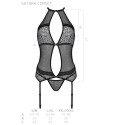 PASSION - CORSETTO SATARA LINEA EROTICA NERO S/M 5 