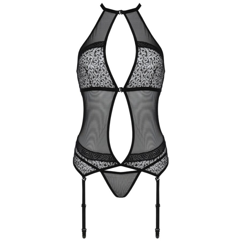 PASSION - CORSETTO SATARA LINEA EROTICA NERO L/XL 3 