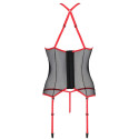 PASSION - SATARA CORSET EROTIC LINE RED S/M 3 