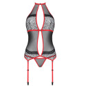 PASSION - CORSET SATARA LIGNE ÉROTIQUE ROUGE L/XL 2 