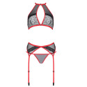 PASSION - SATARA SET EROTIC LINE RED L/XL 3 