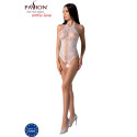 PASSION - BS094 WEISSER BODYSTOCKING, EINE GRÖSSE 2 