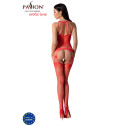 PASSION - BS095 ROTER BODYSTOCKING, EINE GRÖSSE 3 