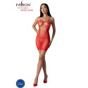 PASSION - BS096 BODYSTOCKING ROUGE TAILLE UNIQUE 2 