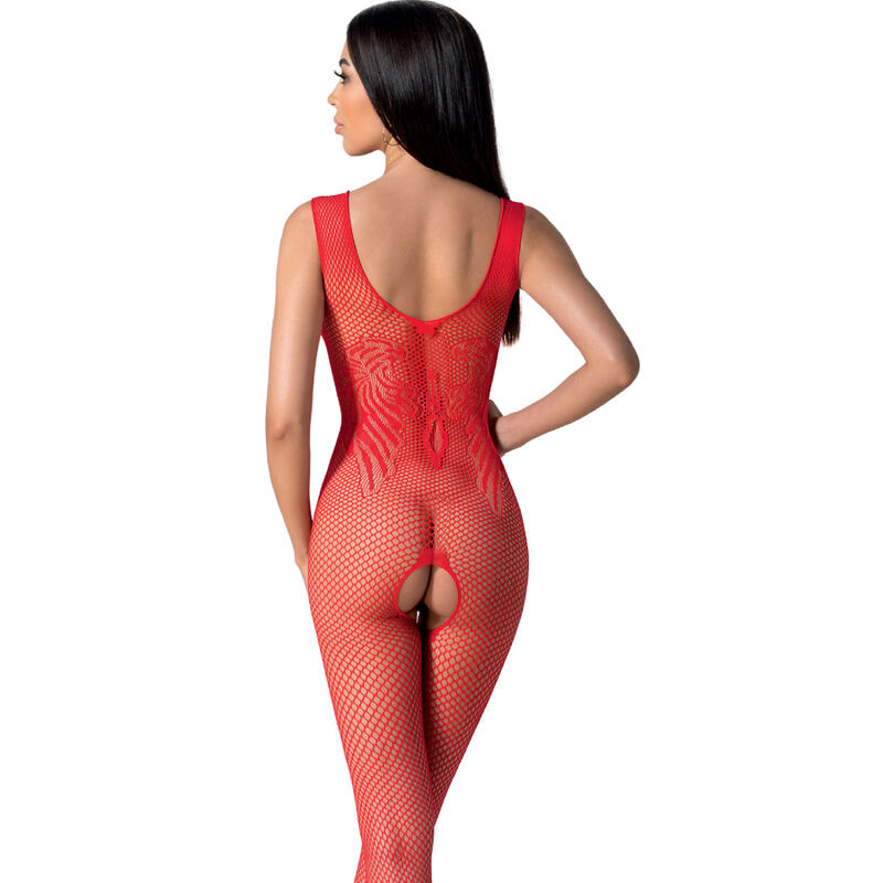 PASSION - BS098 ROTER BODYSTOCKING, EINE GRÖSSE 1 