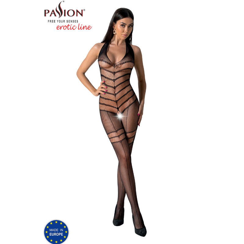 PASSION - BS100 BODYSTOCKING SCHWARZ EINE GRÖSSE 2 