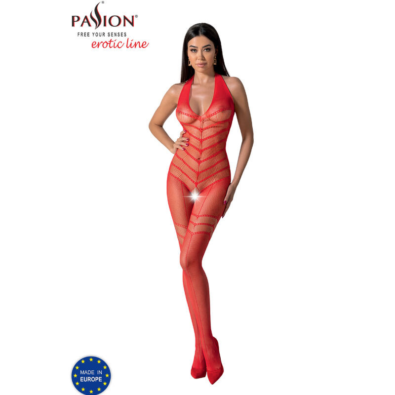 PASSION - BS100 BODYSTOCKING ROT EINE GRÖSSE 2 