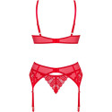 OBSESSIVE - INGRIDIA SET TWO PIECES CROTCHLESS RED XL/XXL 5 