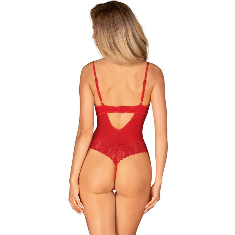 OBSESSIVE - INGRIDIA CROTCHLESS RED XS/S 1 