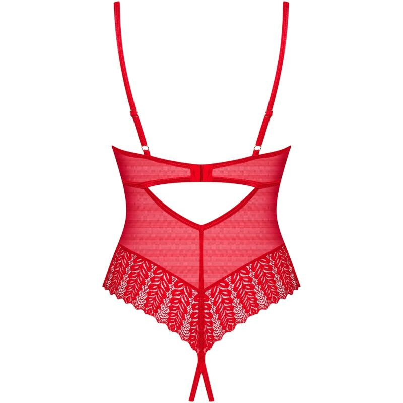 OBSESSIVE - INGRIDIA CROTCHLESS RED XS/S 5 