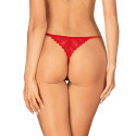 OBSESSIVE - INGRIDIA THONG CROTCHLESS RED XS/S 1 