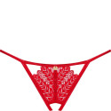 OBSESSIVE - STRING INGRIDIA CROCHLESS ROUGE XS/S 6 