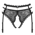 OBSESSIVE - PEARLOVE GARTER BELT BLACK XS/S 4 