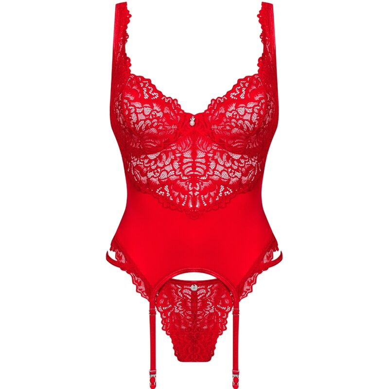 OBSESSIVE - CORSETTO AMOR CHERRIS E TANGA S/M 4 