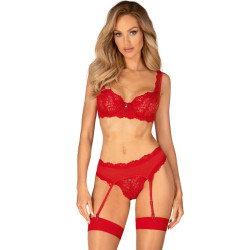 OBSESSIVE - AMOR CHERRIS SET 3 PIECES L/XL 1 